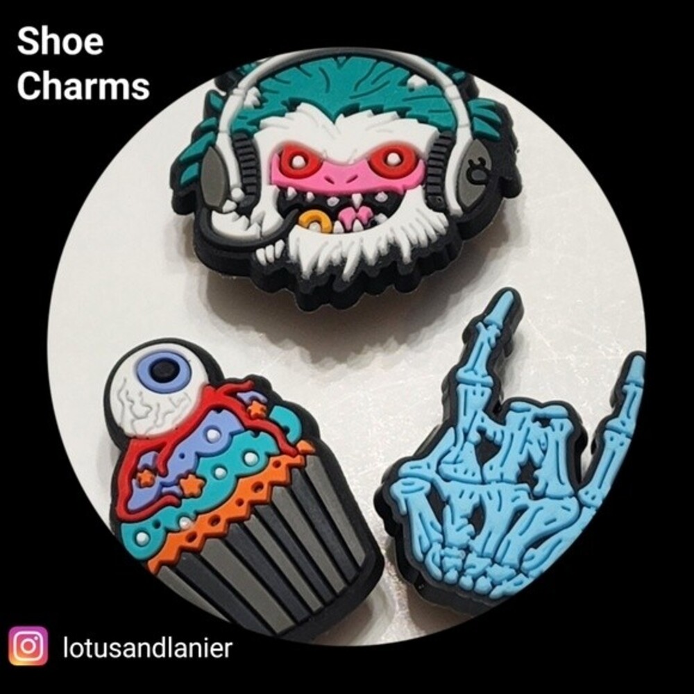 Shoe Charms "Halloween" Shoe Charms Set of 3